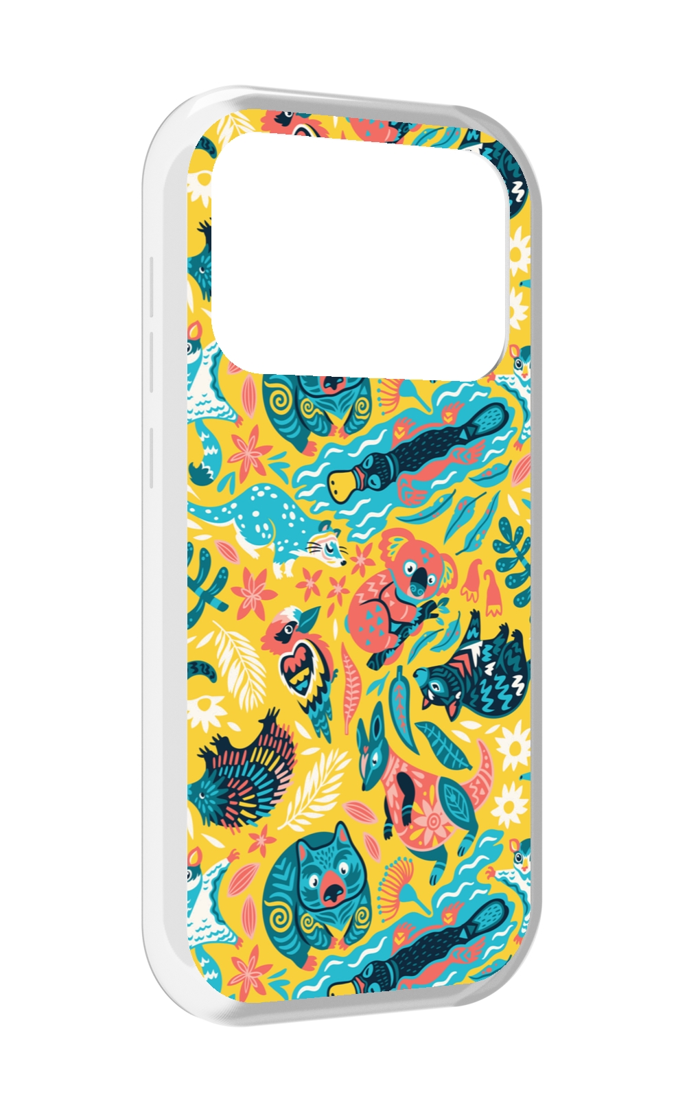 

Чехол MyPads seamless-pattern для Oukitel F150 Air1 Pro / F150 Air1, Прозрачный, Tocco