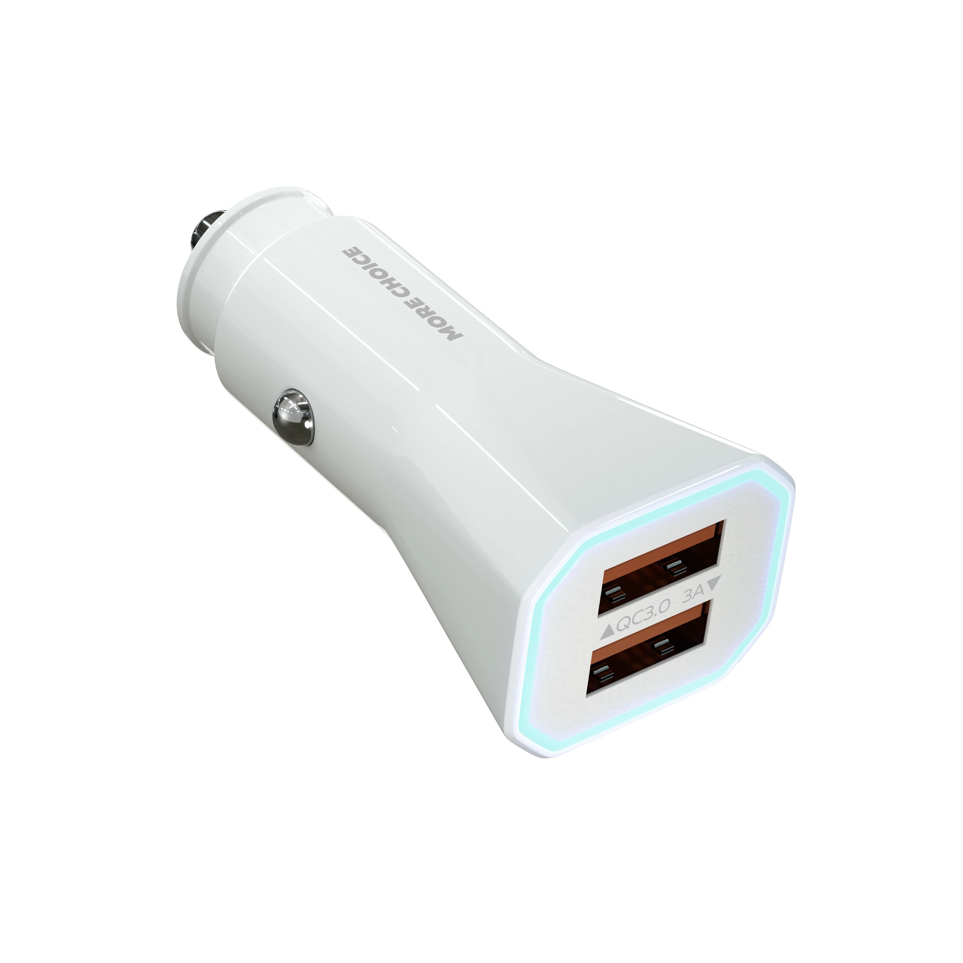 Автомобильное зарядное устройство More choice AC24QC 2USB 3.0A White