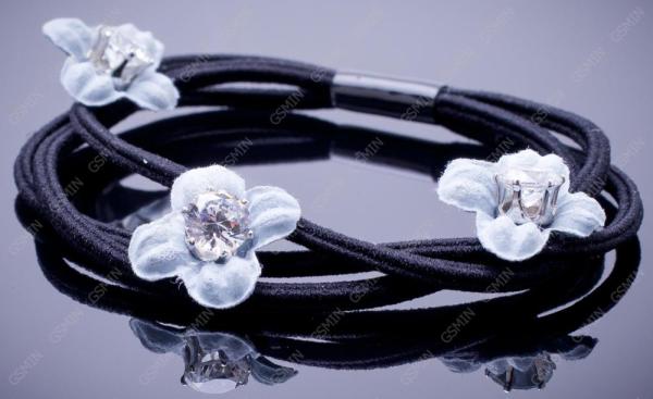 фото Резинка для волос chaplet wg-05 (голубой) nobrand