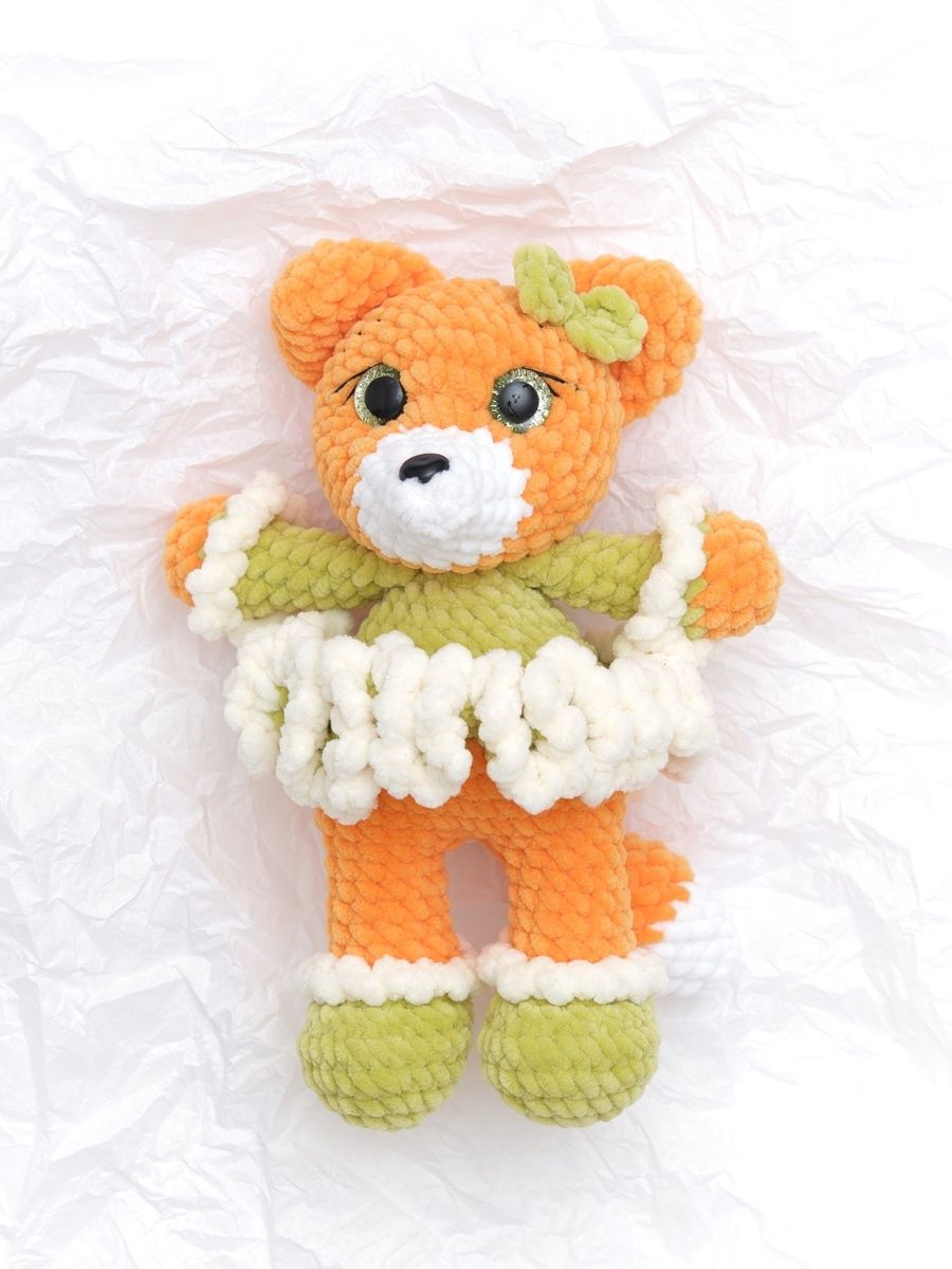 Мягкая игрушка Little Toy Амигуруми Лиса 23см amlis23oliv