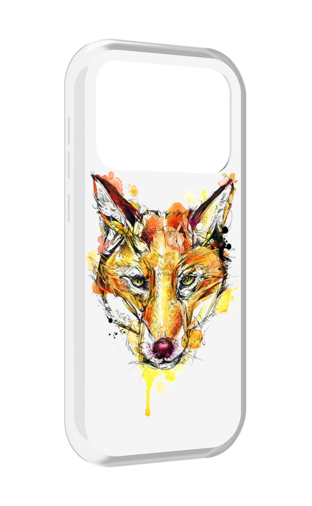 

Чехол MyPads Акварельная лиса для Oukitel F150 Air1 Pro / F150 Air1, Прозрачный, Tocco