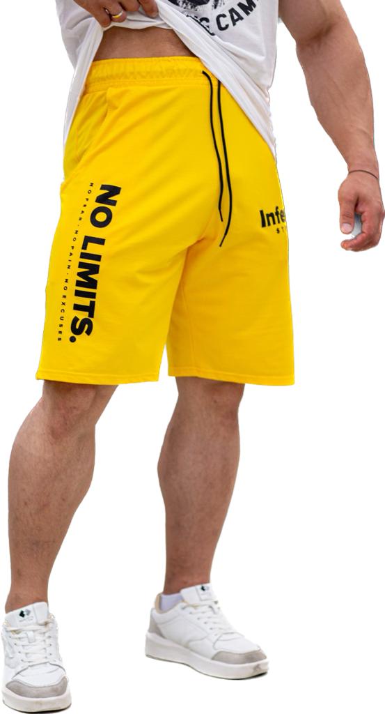Трикотажные шорты мужские INFERNO style Ш-001-003 желтые L