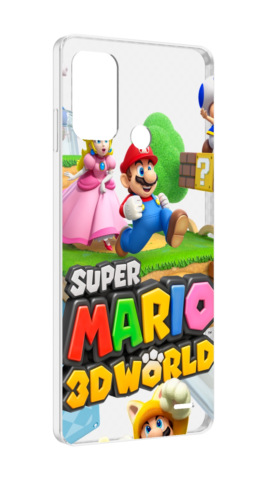 

Чехол MyPads Super Mario 3D World для ZTE Blade A52, Прозрачный, Tocco