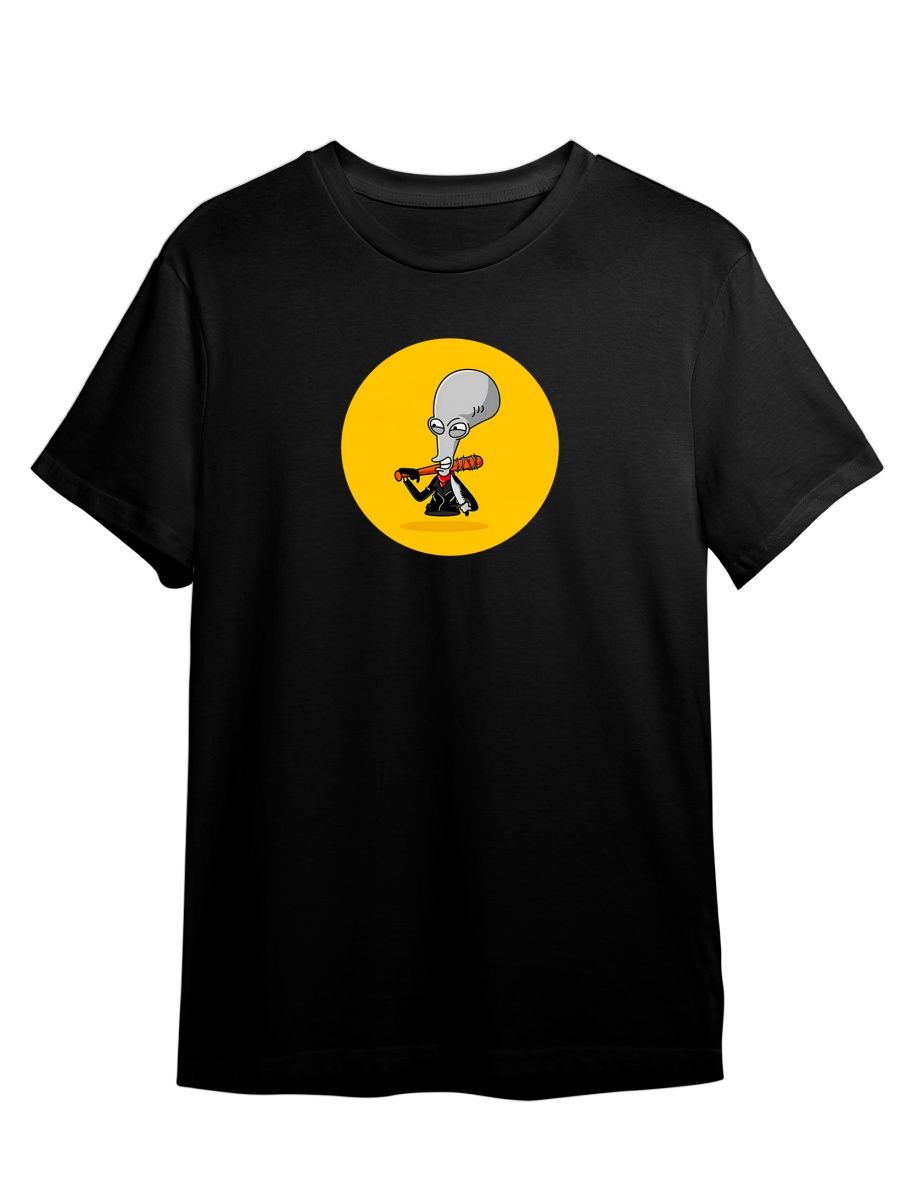 

Футболка унисекс Каждому Своё Американский папаша/American Dad MUAP12 черная 5XL, Черный, "Американский папаша/American Dad" MUAP12