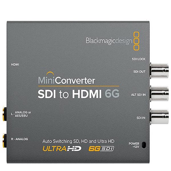 

Видео конвертер Blackmagic Mini Converter SDI to HDMI 6G (9338716005172), Mini Converter SDI to HDMI 6G