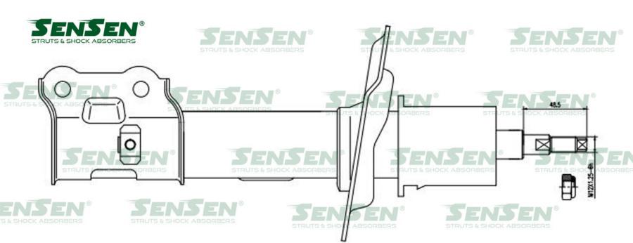 

Стойка Амортизаторная Передняя L Hyundai Ix35 1.6-2.0 09>, Kia Sportage(Sl) 1.6-2.0 10> Se