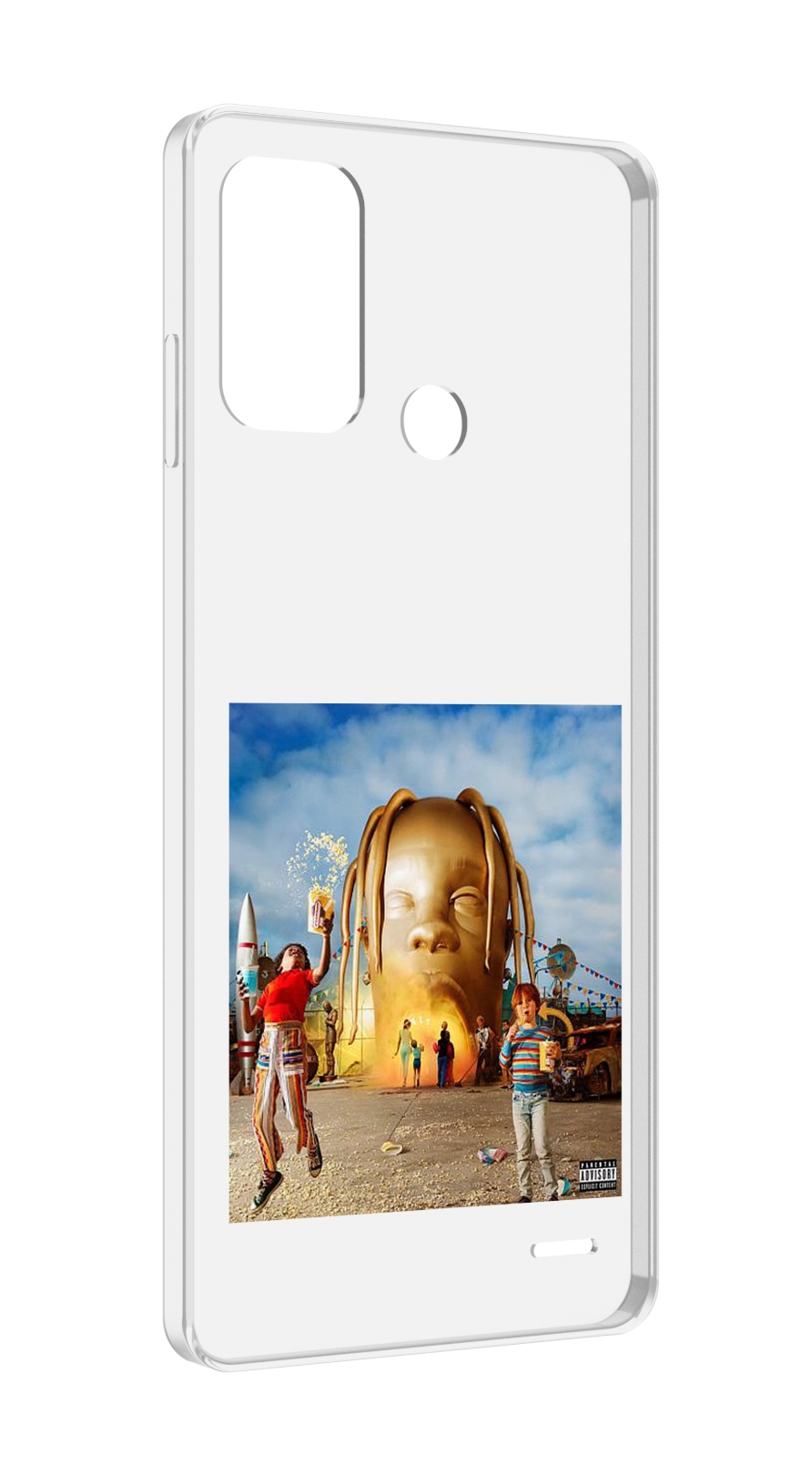 

Чехол MyPads Travis Scott - Astroworld для ZTE Blade A52, Прозрачный, Tocco