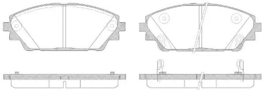 

Колодки дисковые п. mazda 3 1.5/2.0/2.2d 13> 1569 02