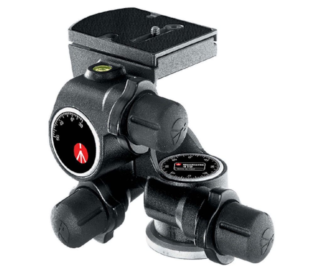 

Штативная головка Manfrotto 410 Junior Geared Head, редукторная