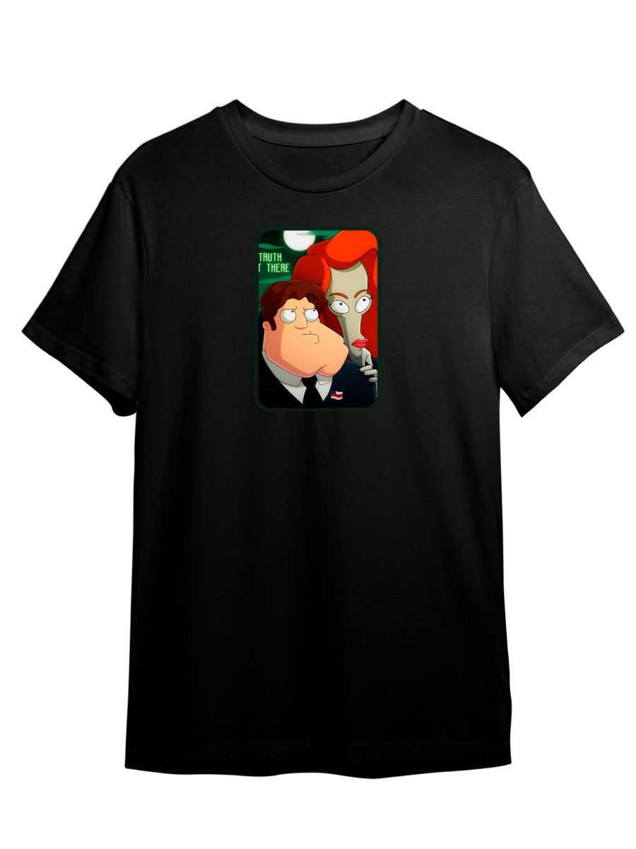 

Футболка унисекс Каждому Своё Американский папаша/American Dad MUAP13 черная 3XL, Черный, "Американский папаша/American Dad" MUAP13