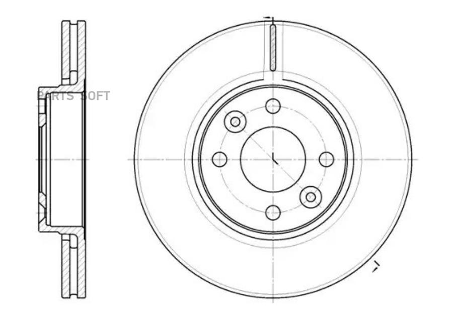 

6683.10_диск тормозной передний nissan micra 1.0-1.5cdi 03>