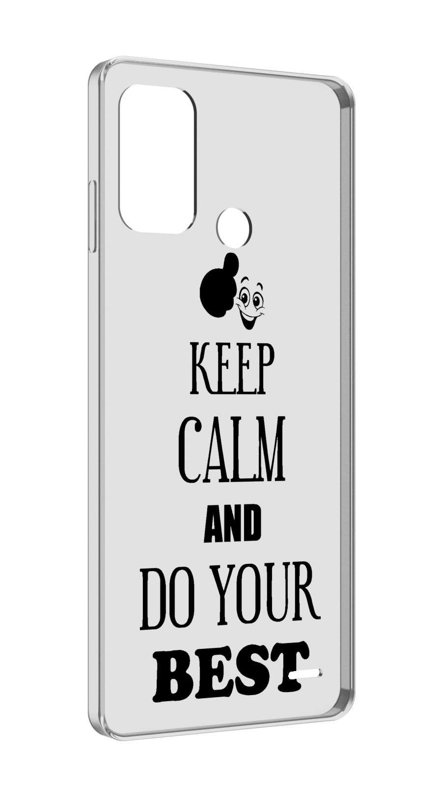 

Чехол MyPads keep-calm-and для ZTE Blade A52, Прозрачный, Tocco