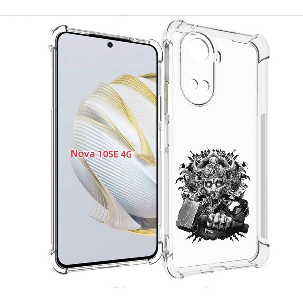 

Чехол MyPads злой тор для Huawei Nova 10 SE, Прозрачный, Tocco