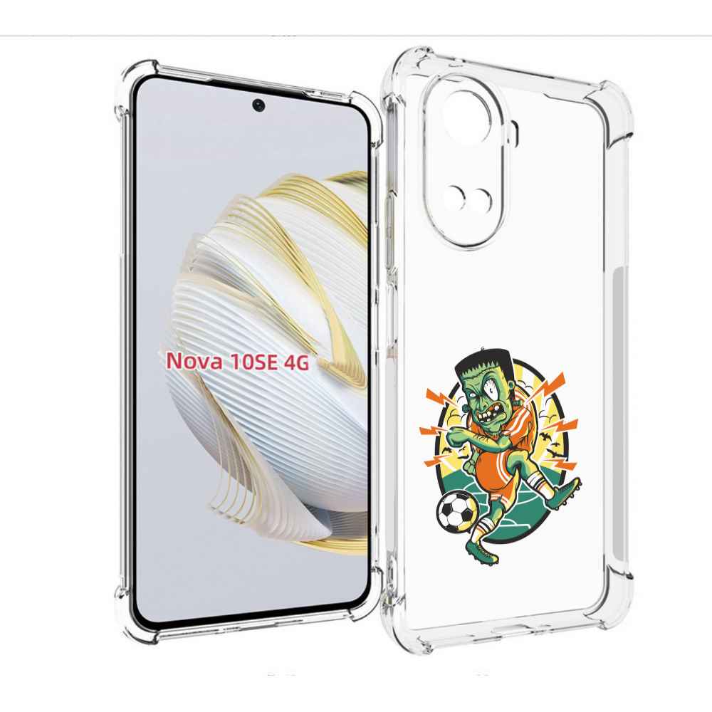 

Чехол MyPads зомби футболист для Huawei Nova 10 SE, Прозрачный, Tocco