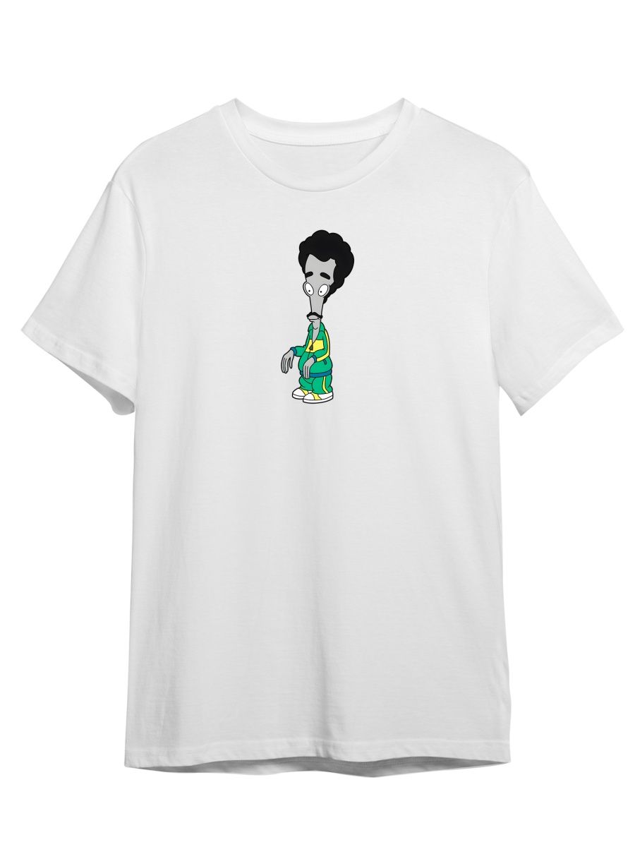 

Футболка унисекс Каждому Своё Американский папаша/American Dad MUAP15 белая 3XL, "Американский папаша/American Dad" MUAP15