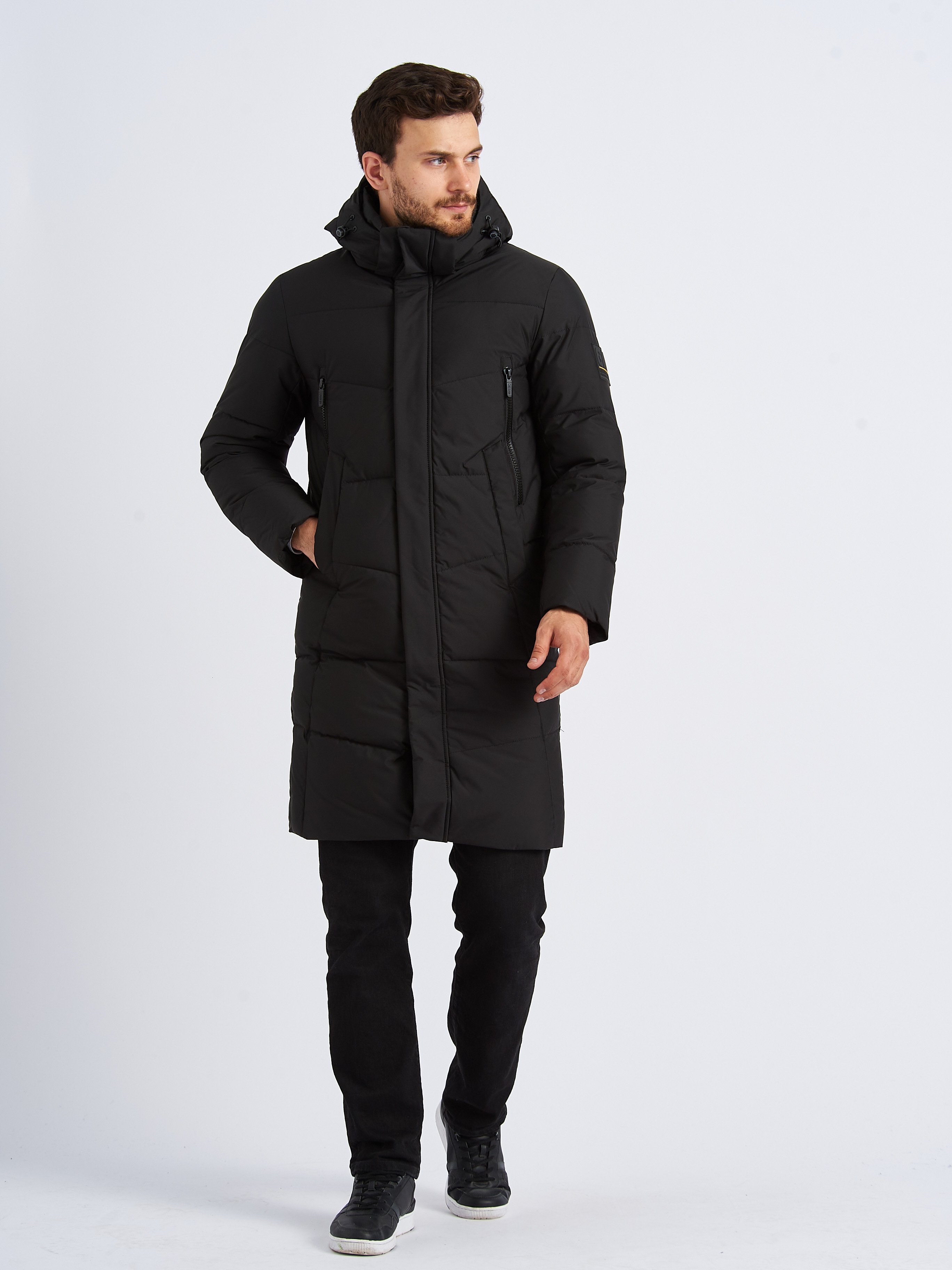 Пальто Grizman для мужчин, чёрное, размер 52, 71715