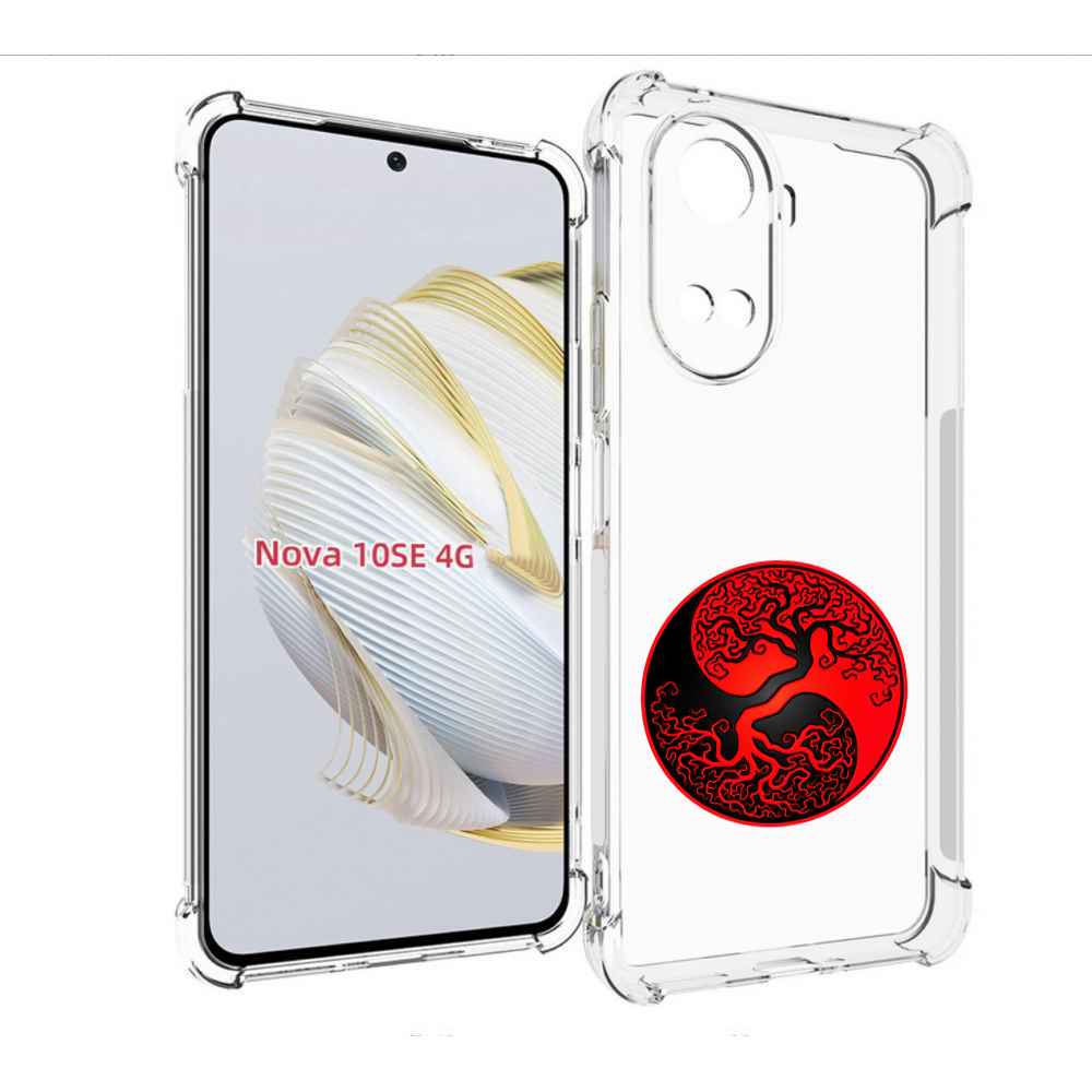 

Чехол MyPads инь янь дерево для Huawei Nova 10 SE, Прозрачный, Tocco