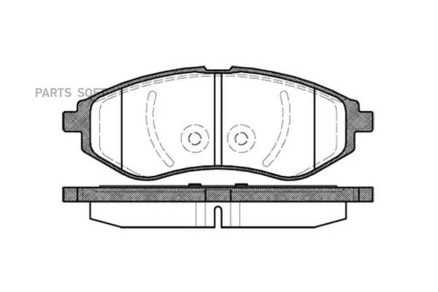 

Колодки дисковые п. daewoo kalos 1.2i/1.4i 02> 986 00 =d11129-01