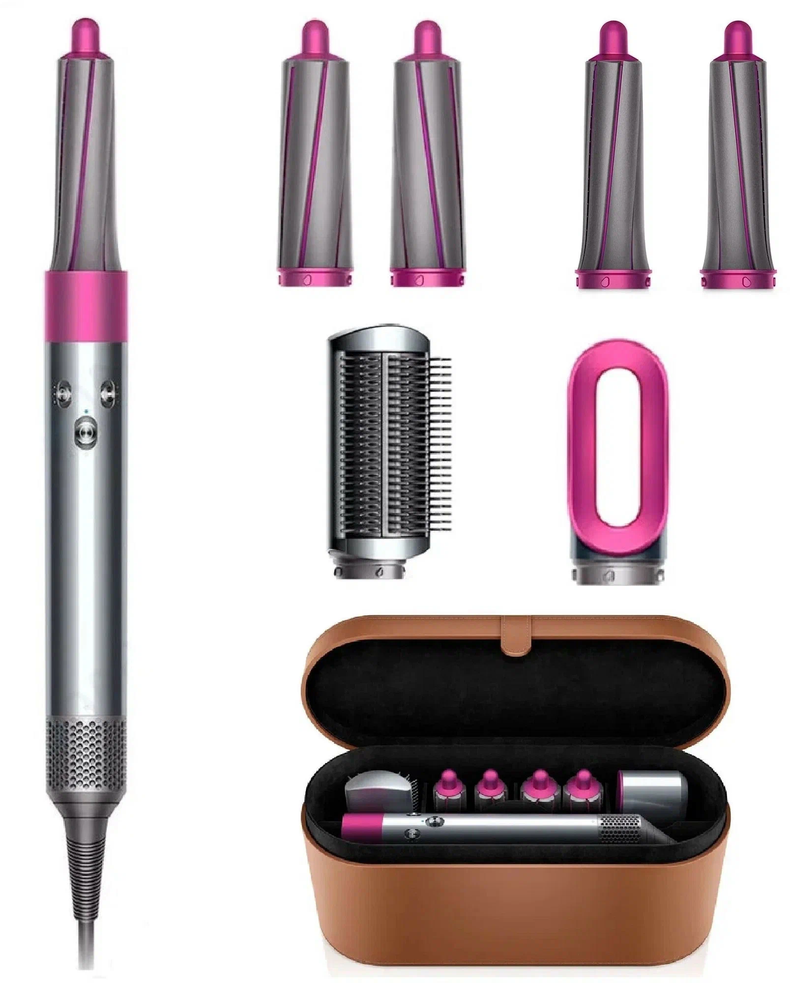 

Мультистайлер Dyson HS01 Complete серый; розовый, HS01 Complete