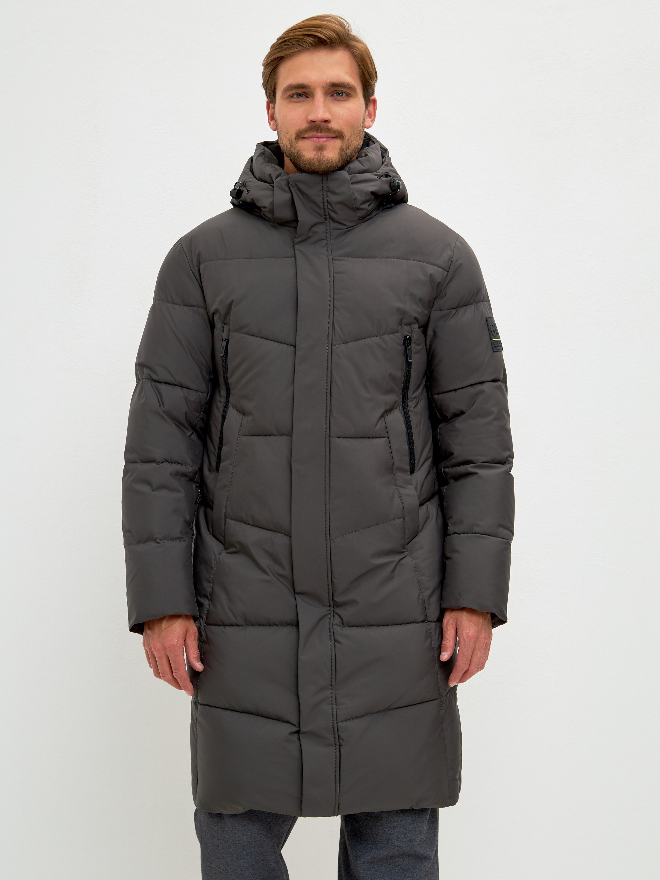 Полупальто Grizman для мужчин, графитовое, размер 48, 71715