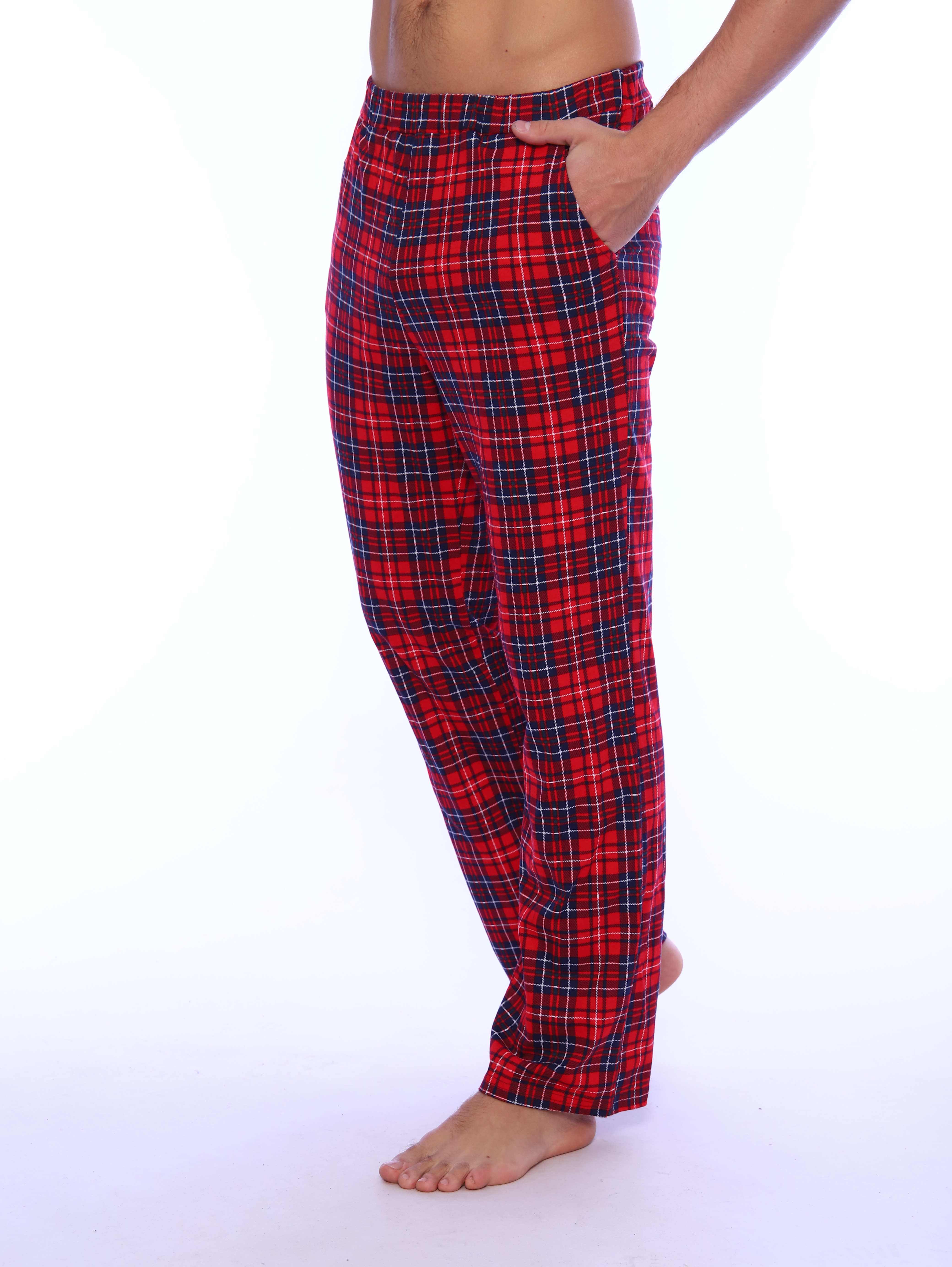 Брюки домашние мужские Рутатекс М-001 красные 64-66 RU
