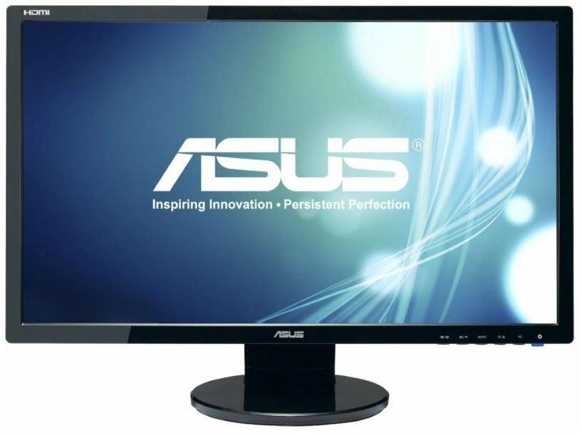 фото Монитор asus va247he 23.8" black (90lm0795-b02170)