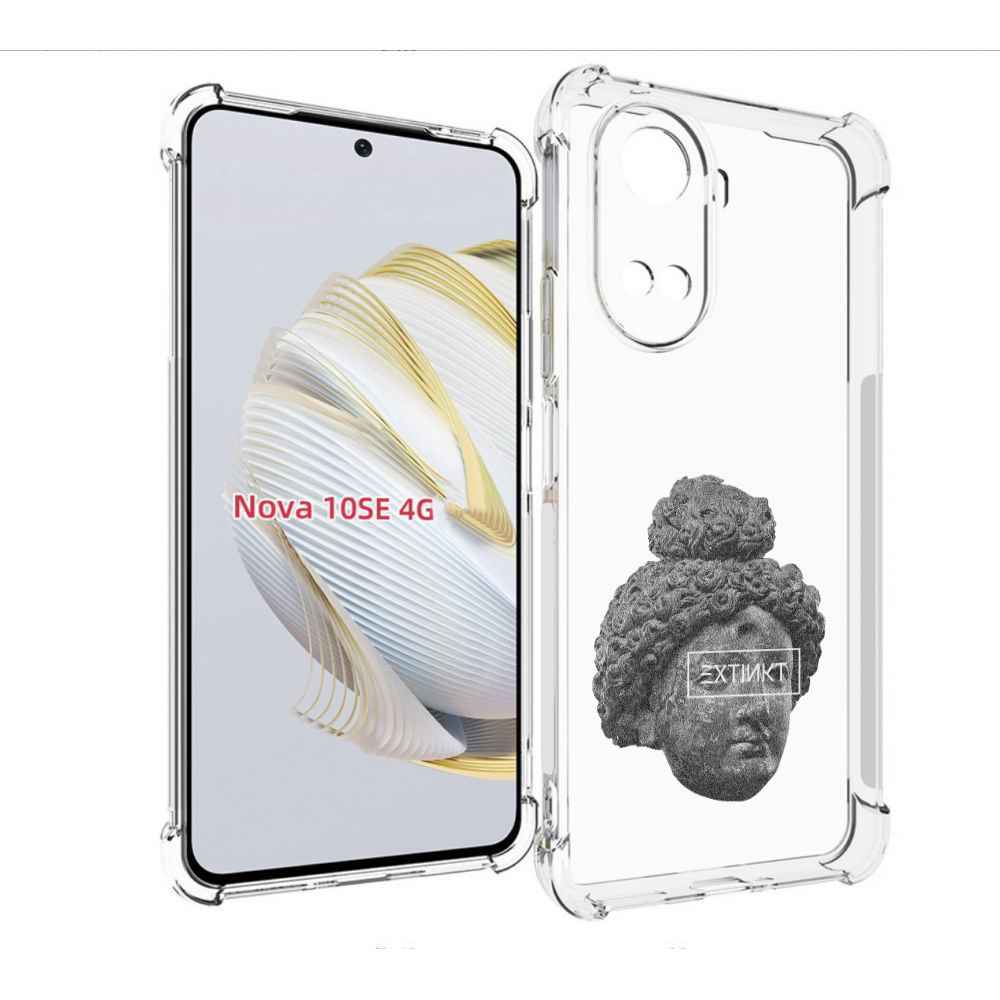 

Чехол MyPads каменное лицо девушки для Huawei Nova 10 SE, Прозрачный, Tocco
