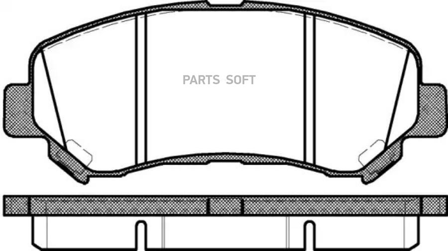 

Тормозные колодки Remsa передние дисковые для Nissan Qahqai, X-Trail 2007- 131800