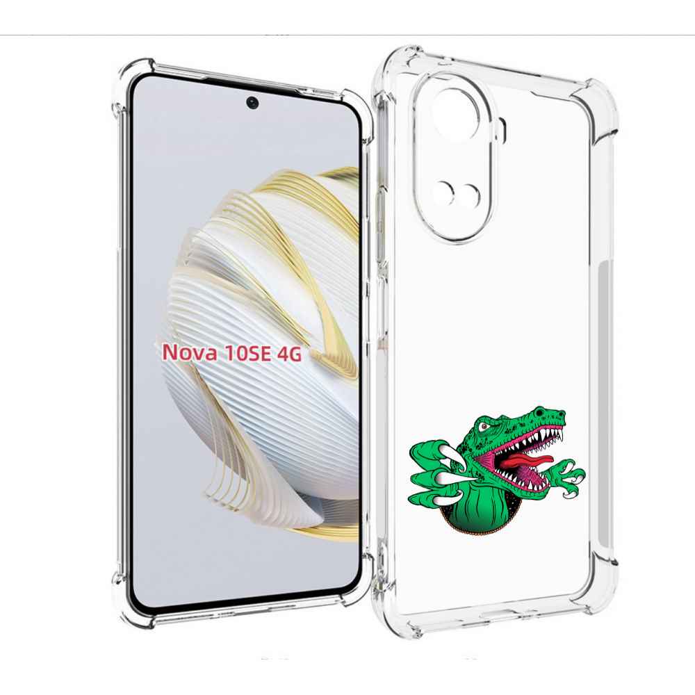 

Чехол MyPads крокодил для Huawei Nova 10 SE, Прозрачный, Tocco
