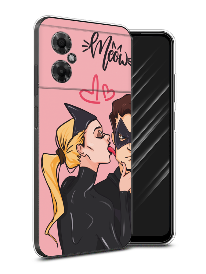 

Чехол Awog на Poco M4 5G "Kiss of Cat Woman", Розовый;черный;бежевый, 316550-1