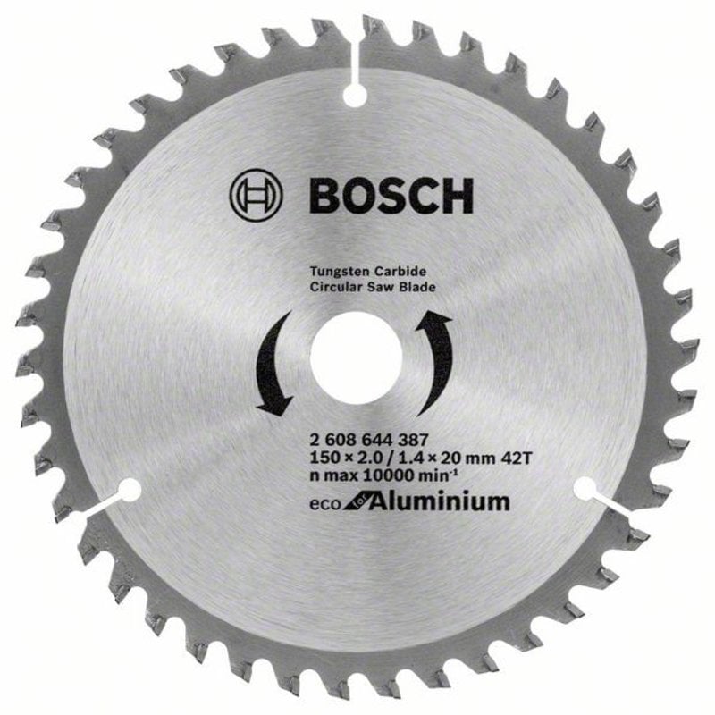 фото Пильный диск eco alu/multi 150x20/16-42t 2608644387 bosch