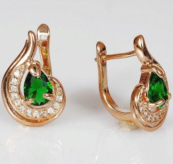 

Серьги из ювелирного сплава Lotus Jewelry 3032E-06Gcz, фианит, 3032E-06Gcz