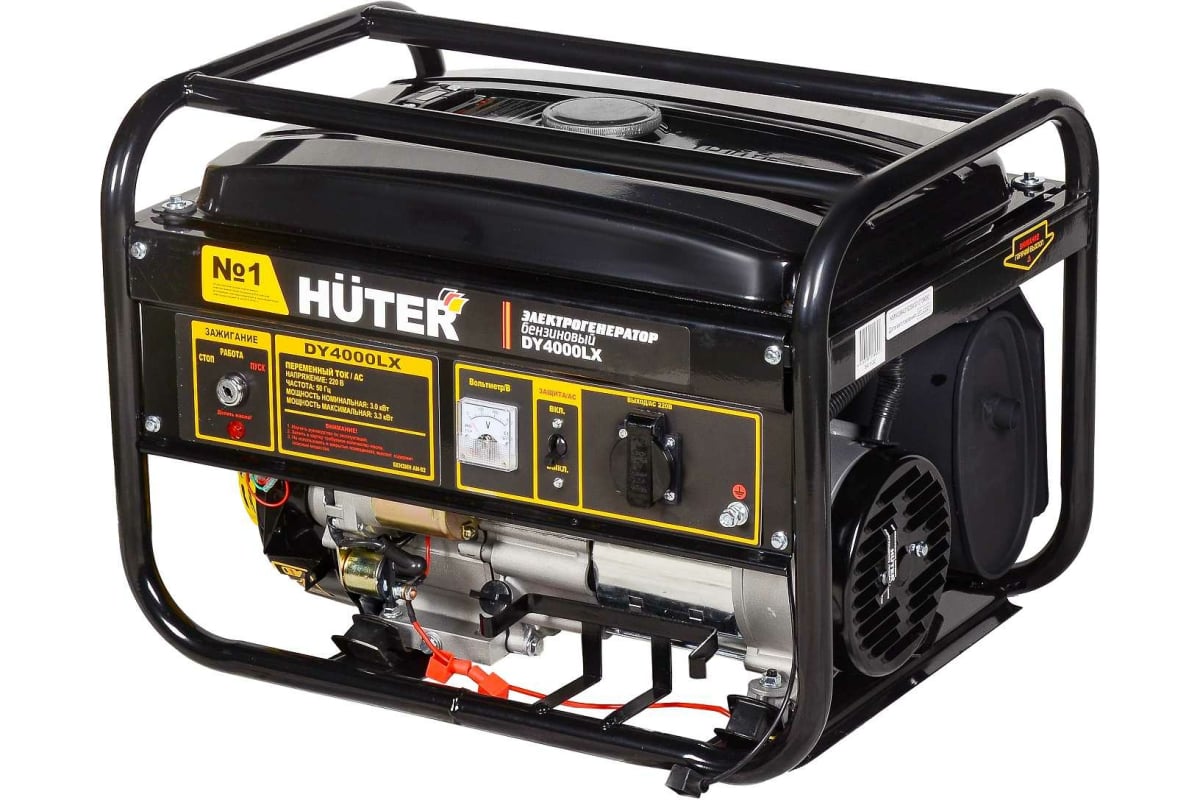 

Электрогенератор бензиновый DY4000LX Huter, электростартер, 3 кВт
