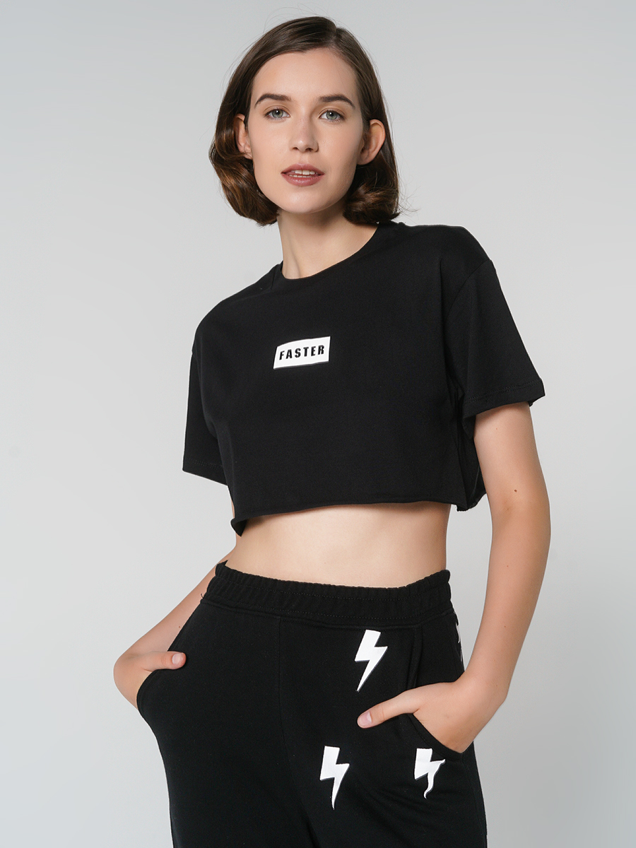 

Футболка женская ТВОЕ 81536 черная L, 81536