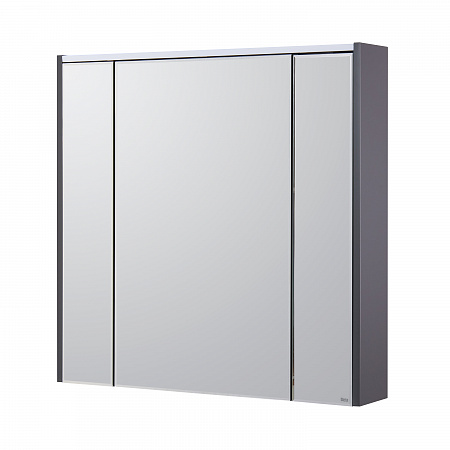 Зеркальный шкаф 80 см Roca Ronda ZRU9302970 белый глянец/антрацит
