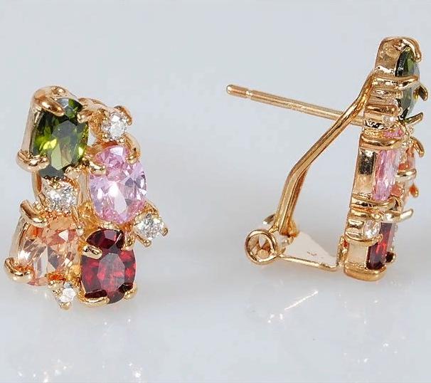 

Серьги из ювелирного сплава Lotus Jewelry 3020E-10mix, фианит/циркон, 3020E-10mix