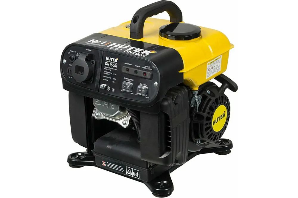 

Инверторный электрогенератор HUTER DN1500i ( 1,1 кВт / 3,5 л )