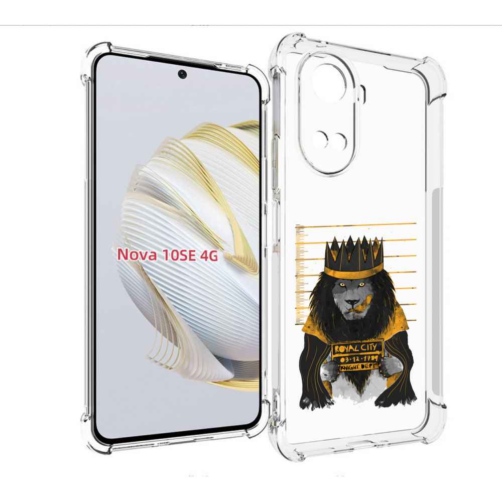 

Чехол MyPads лев в законе для Huawei Nova 10 SE, Прозрачный, Tocco