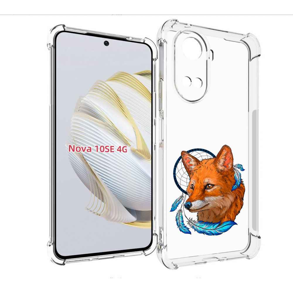 

Чехол MyPads лиса и ловец снов для Huawei Nova 10 SE, Прозрачный, Tocco