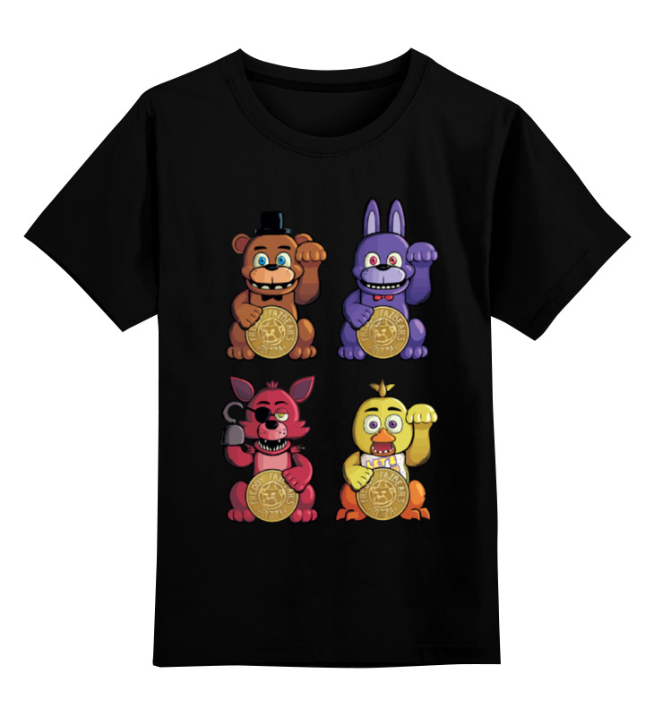 

Футболка детская Printio Пять ночей у фредди (five nights at freddy’s) цв. черный р. 104, Пять ночей у фредди (five nights at freddy’s)