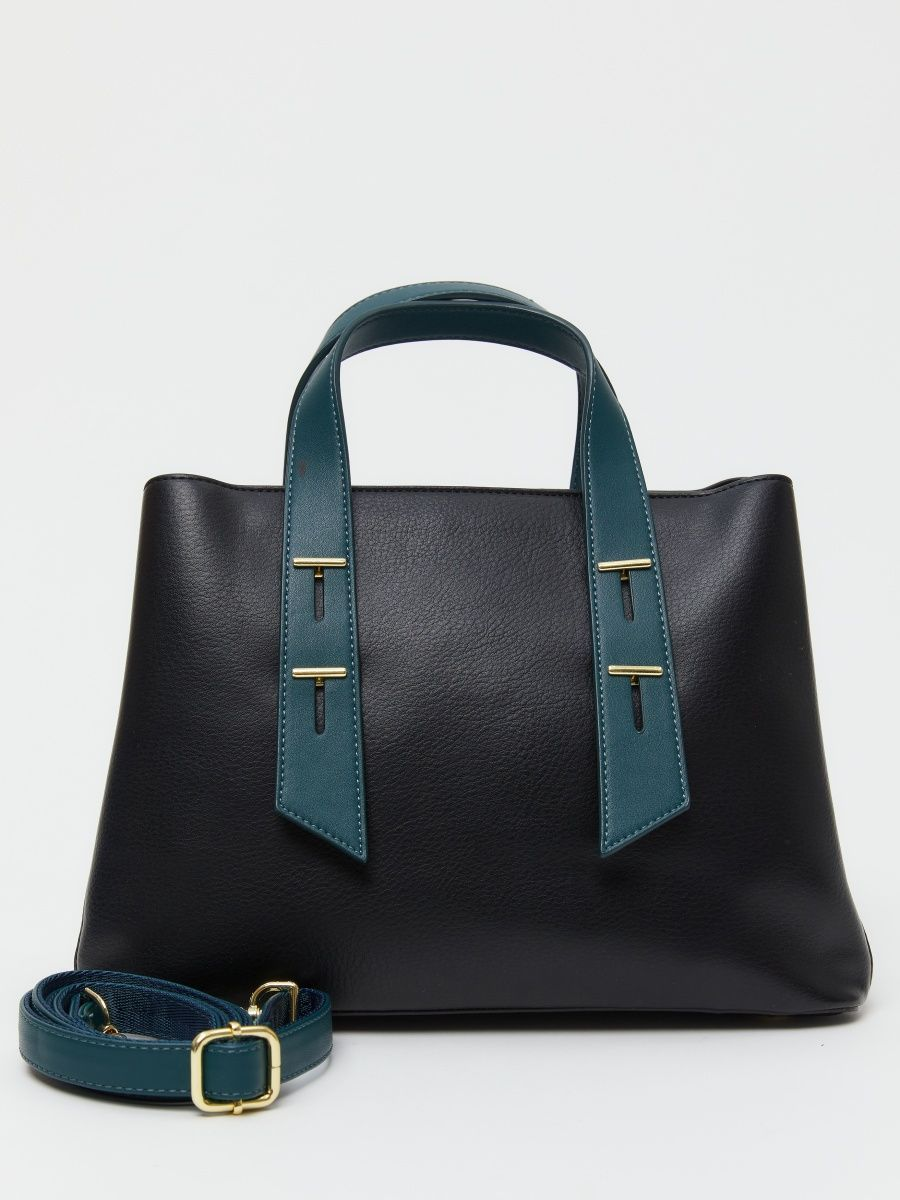 

Сумка тоут женская 07 черная, Черный, 07