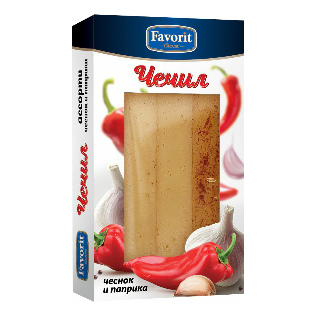 

Сыр рассольный Favorit Cheese Чечил ассорти паприка-чеснок спагетти 100 г