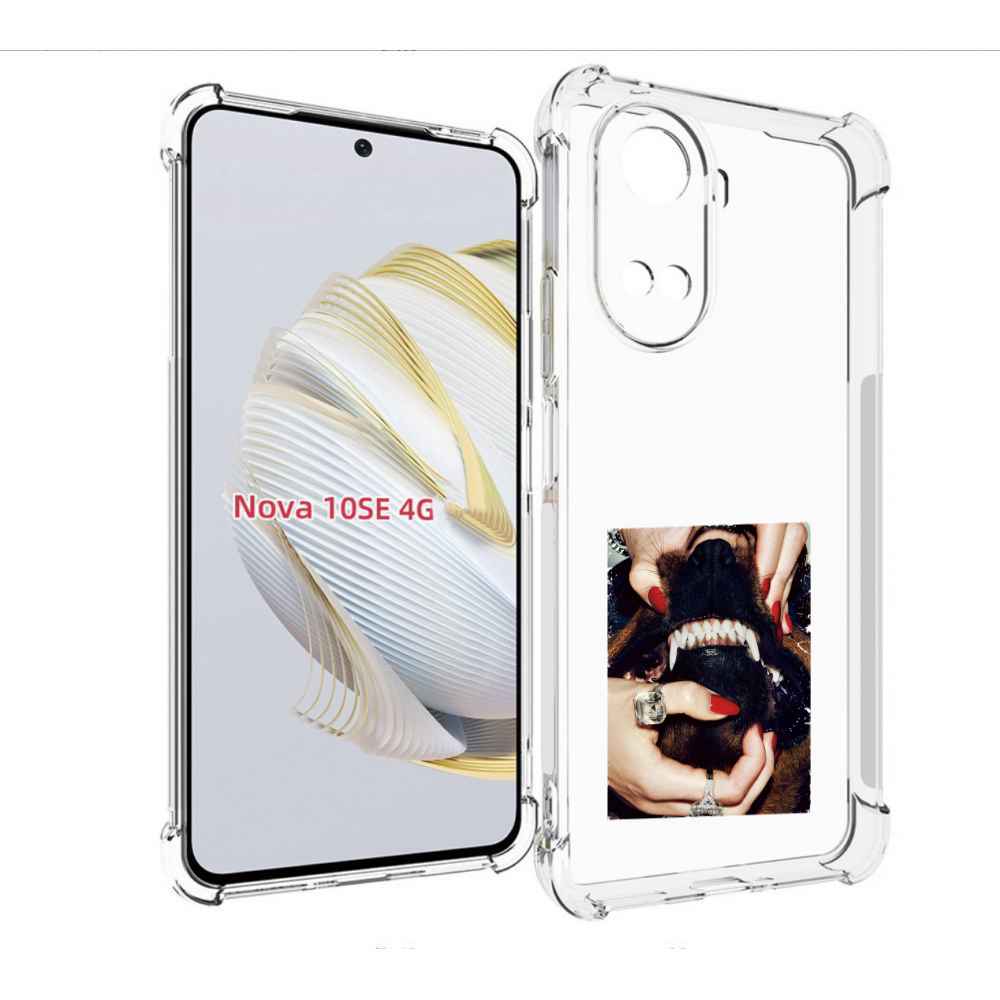 

Чехол MyPads маникюр для Huawei Nova 10 SE, Прозрачный, Tocco