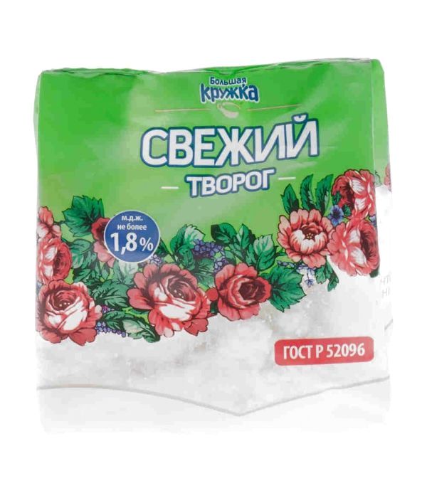 

Творог Большая Кружка 1,8% 230 г