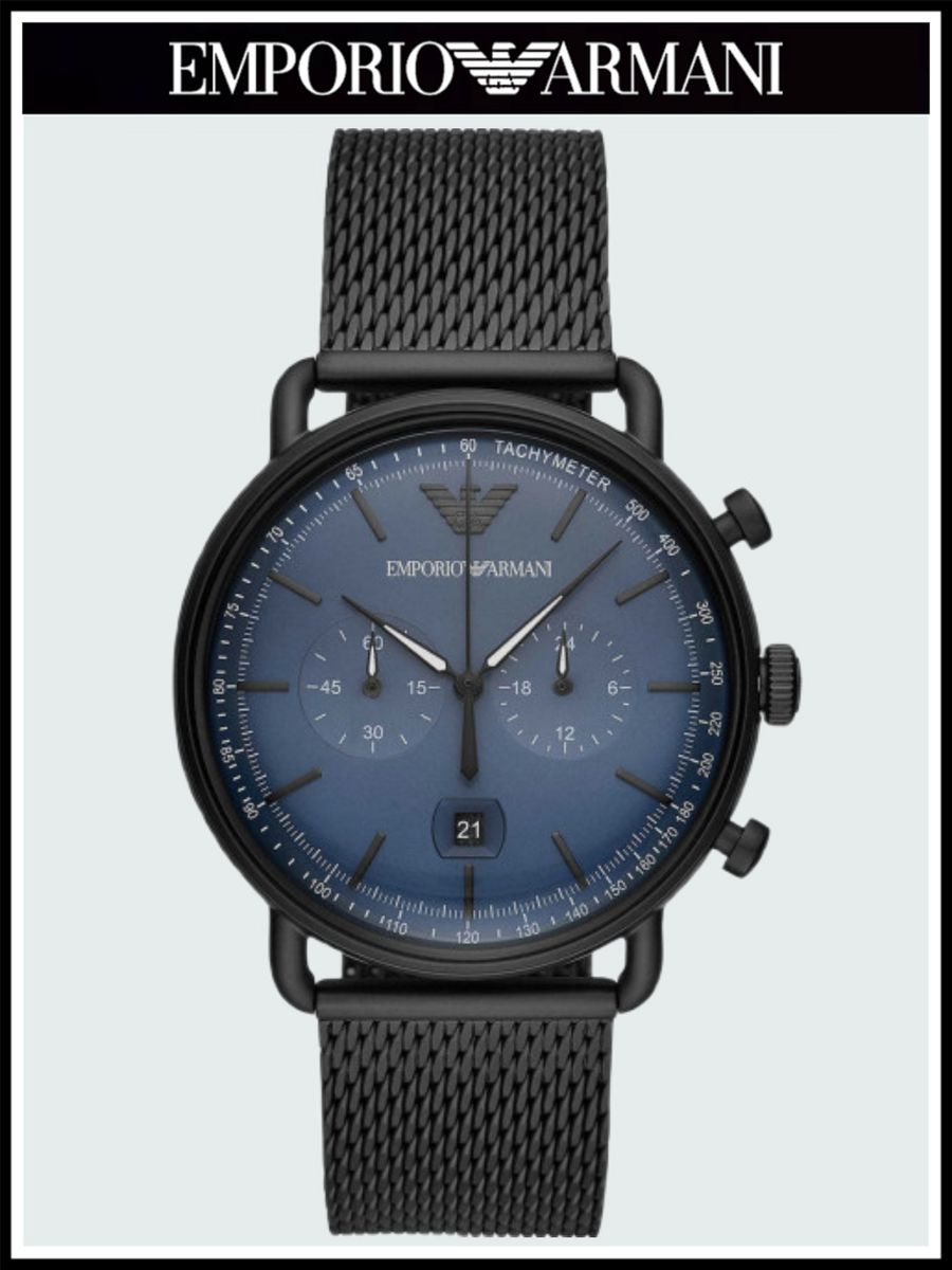 

Наручные часы мужские Emporio Armani A11201R черные, A11201R