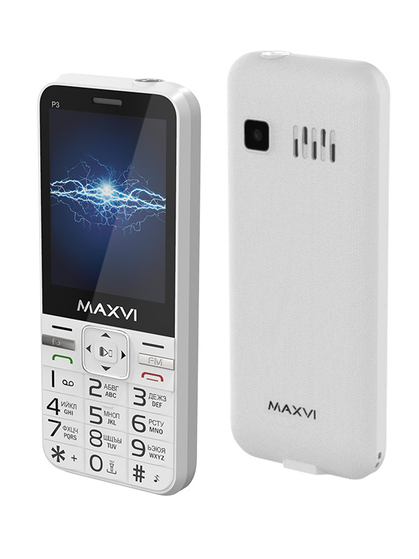 фото Смартфон maxvi p3 white