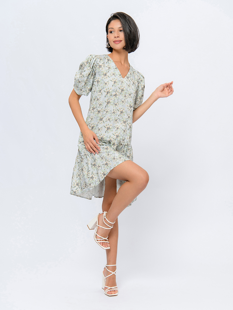 

Платье женское 1001dress 0103209 голубое 46 RU, Голубой, 0103209