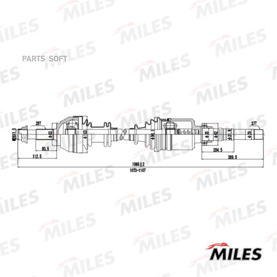 

MILES Привод в сборе MILES gc02150