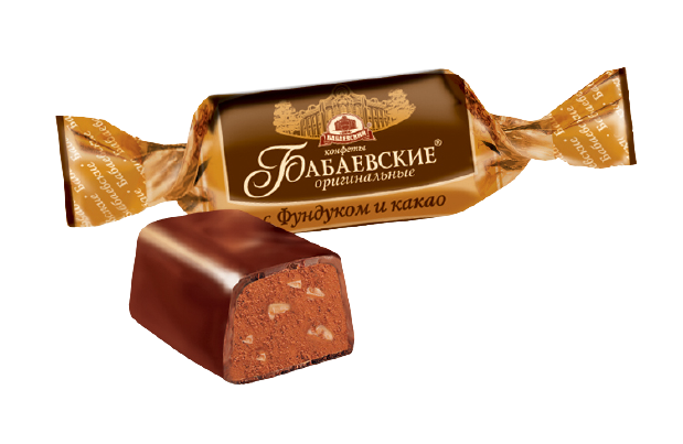 

Шоколадные конфеты Бабаевский Оригинальные с фундуком и какао