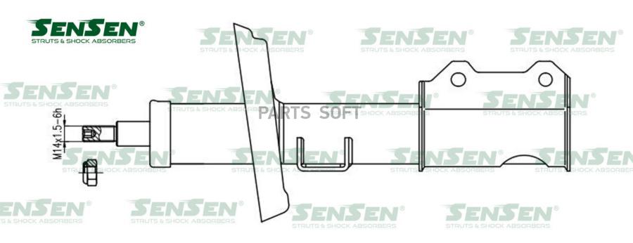 

Стойка Амортизационная Передняя R Chevrolet Cruze 09> Sensen 42141603